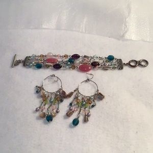 Cookie Lee Bracelet with earrings